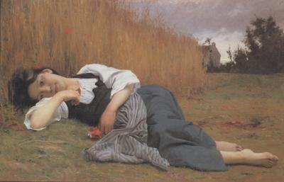 Adolphe William Bouguereau Rest in Harvest (mk26) oil painting picture